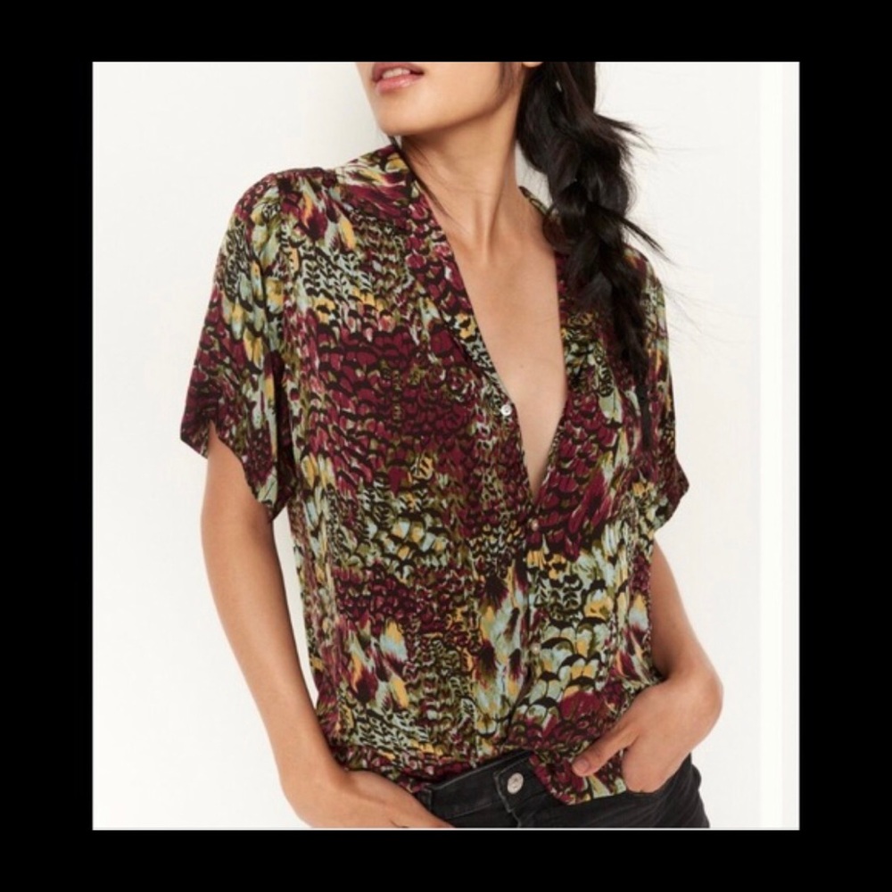 Postcard Button down from Anthropologie